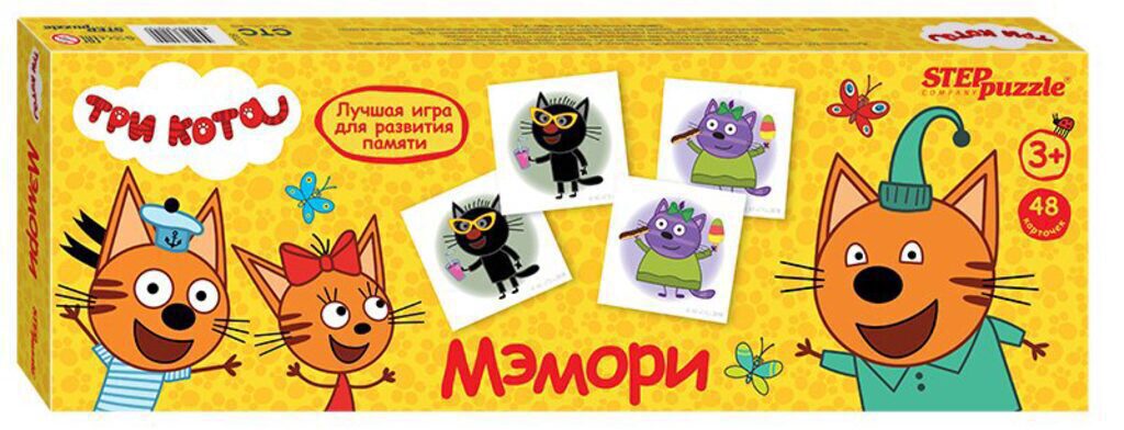 Игра Мемо "Три кота" АО "СТС" 3+