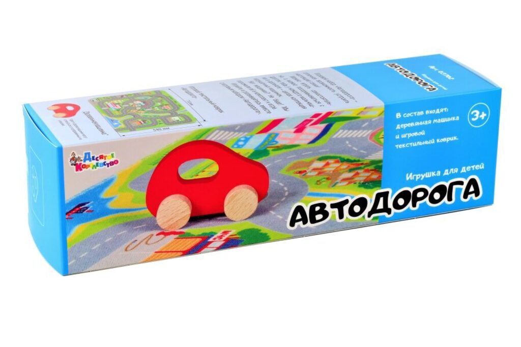 Игровой набор "Автодорога" 1 машинка, поле 71*54см