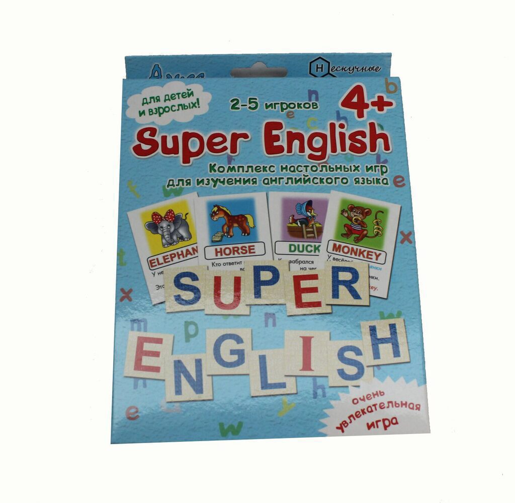 Игра настольная "Super English" 4+