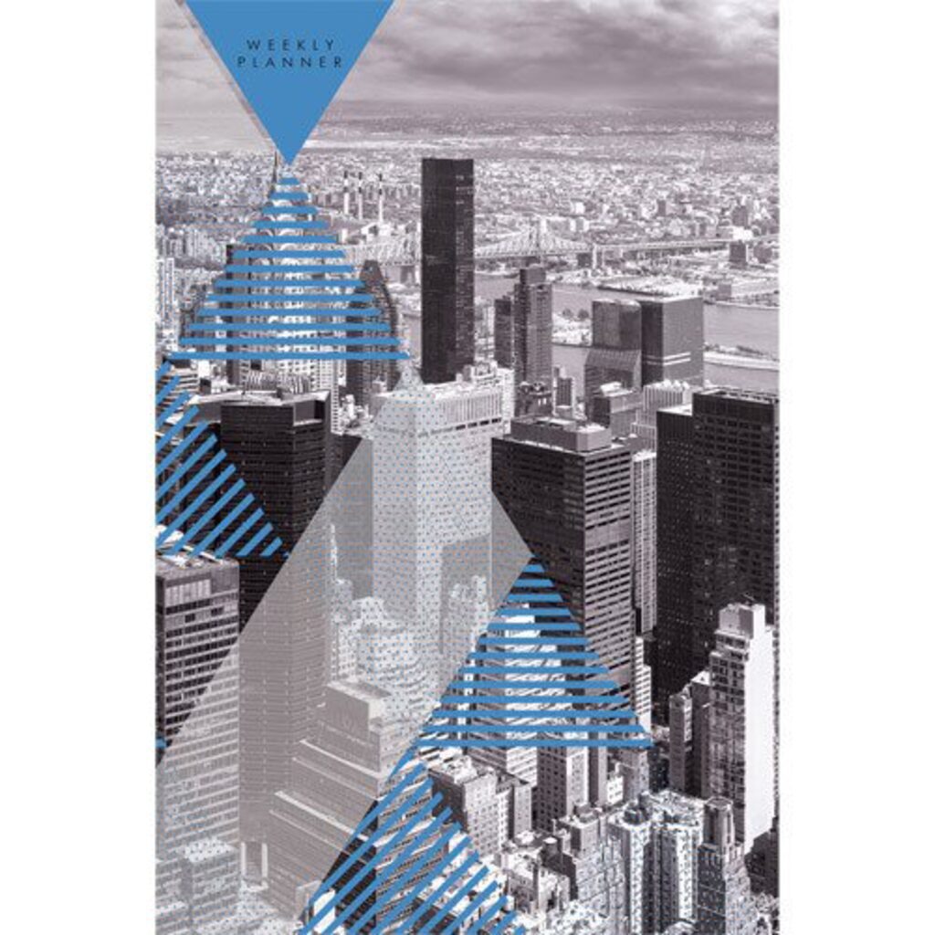 Еженедельник недат. А5  7БЦ "Городской стиль. Мегаполис" 72л., мат.лам, выб.лак