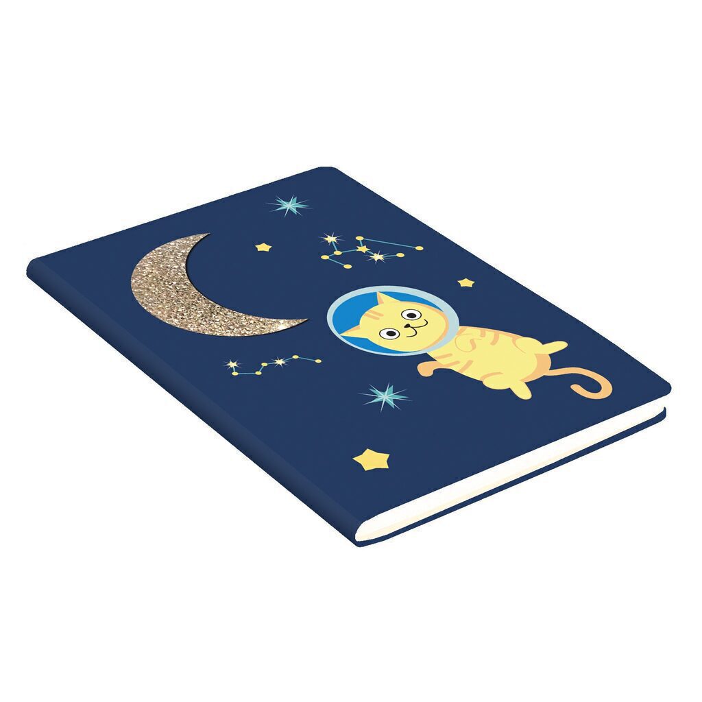 Записная книжка В6  80л. "GET GLITTER! Дизайн 8" иск.кожа, глиттер, ляссе