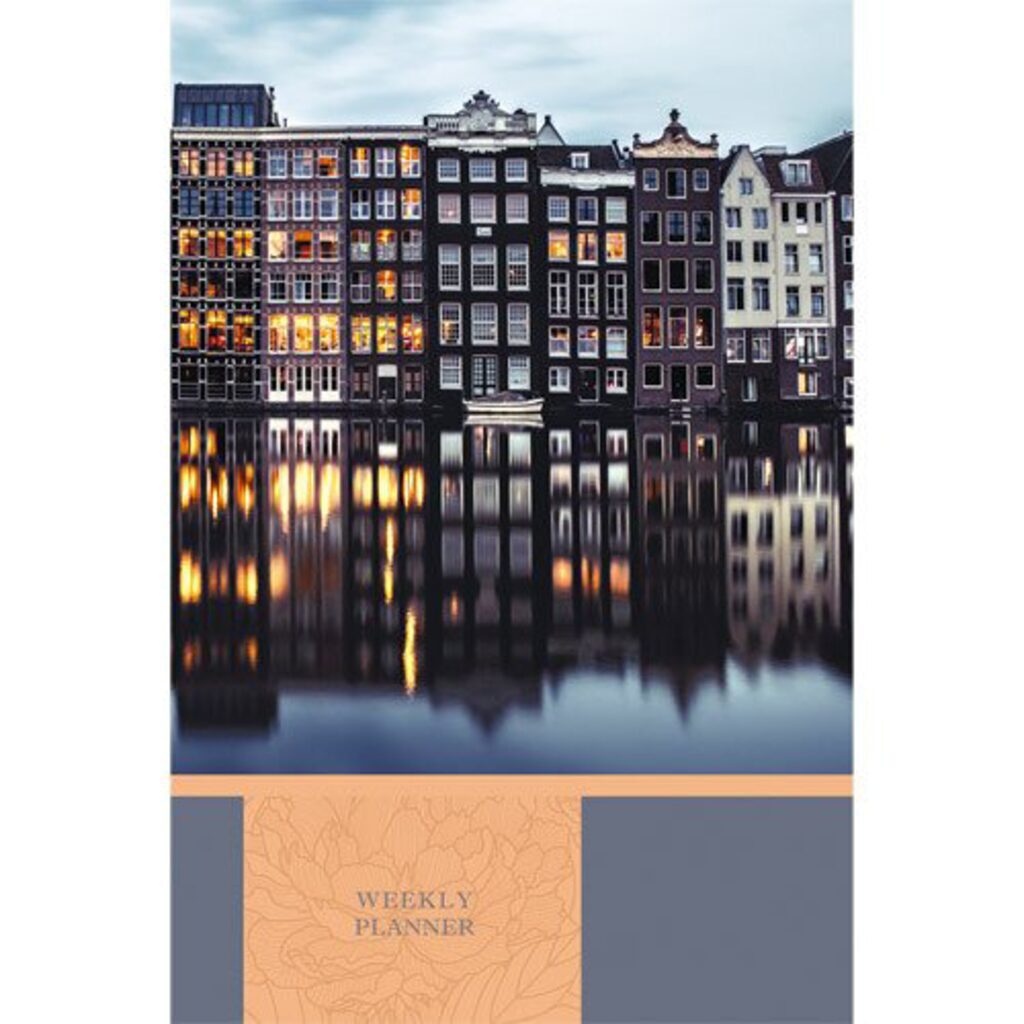 Еженедельник недат. А5  7БЦ "Живописная набережная" 72л., мат.лам, выб.лак