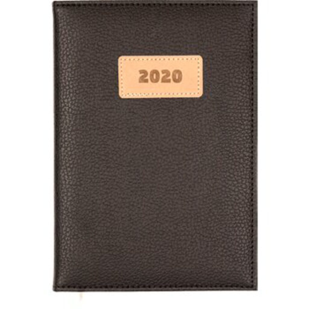 Еженедельник дат. 2020г. А4 (210*290) 64л Foster черный, тв.обложка, кожзам, ляссе