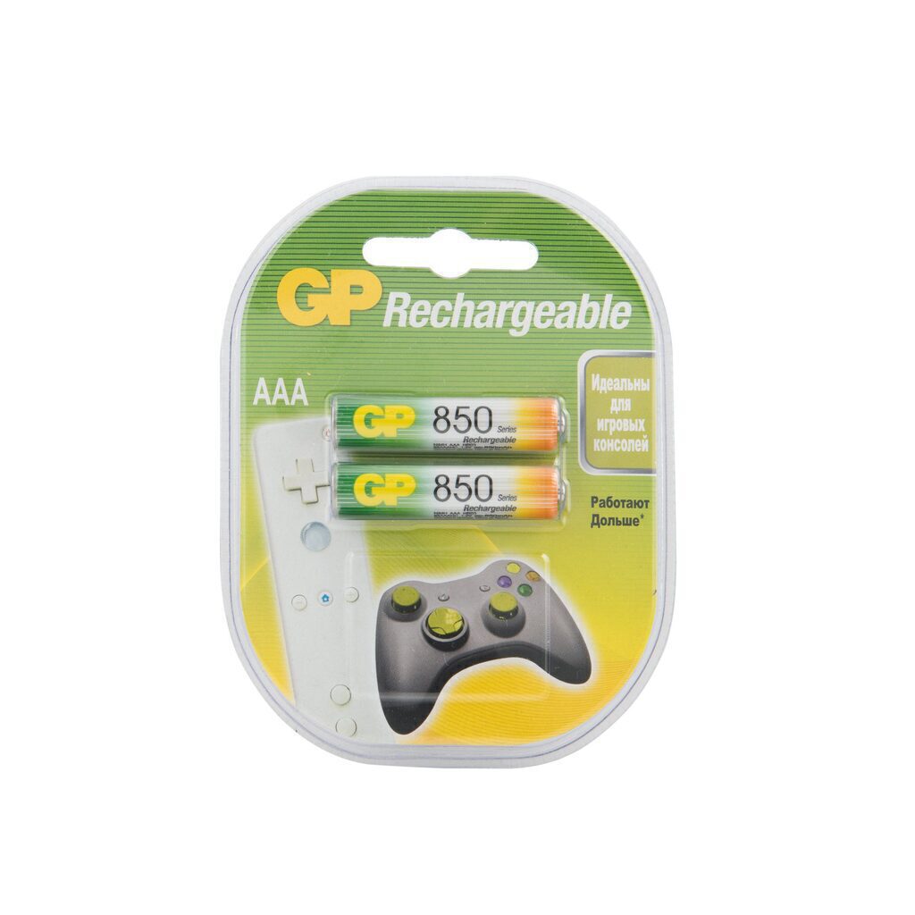 Аккумулятор GP R-03 (ААА) GP Rechargeable 850mAh, блистер, цена за 1 шт