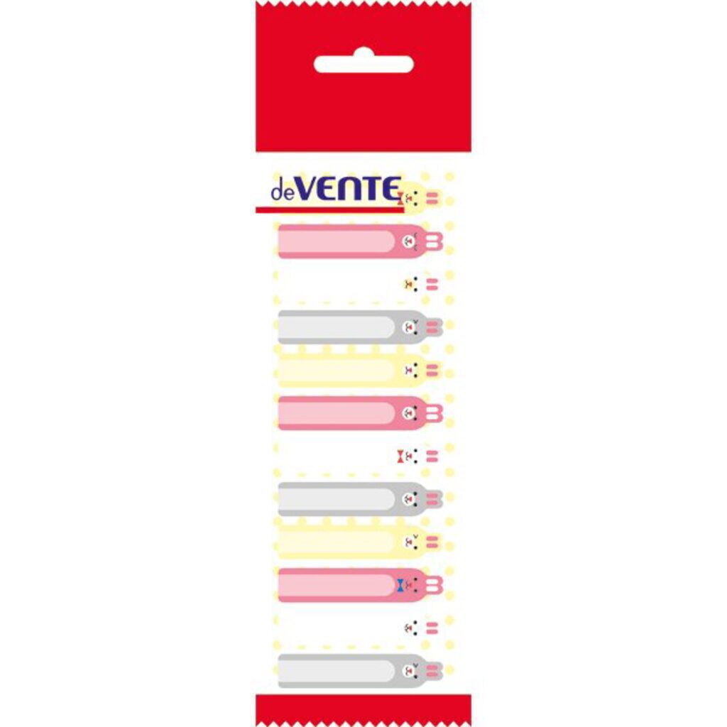 Закладки с липким краем (48*10мм)  12 цв, по 15л.,  Animals