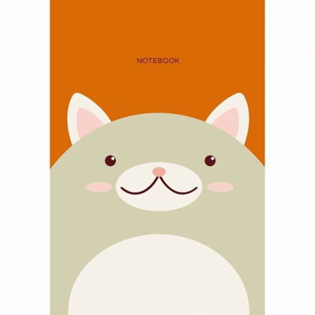 Блокнот А6  40л  "Кот. Дизайн 5" склейка