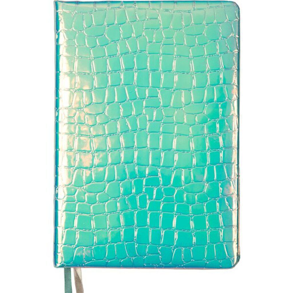 Ежедневник недат. В6 deVENTE Glossy 320 стр.,белое золото ,тв.обл.,кожзам, ляссе, 70г/м2
