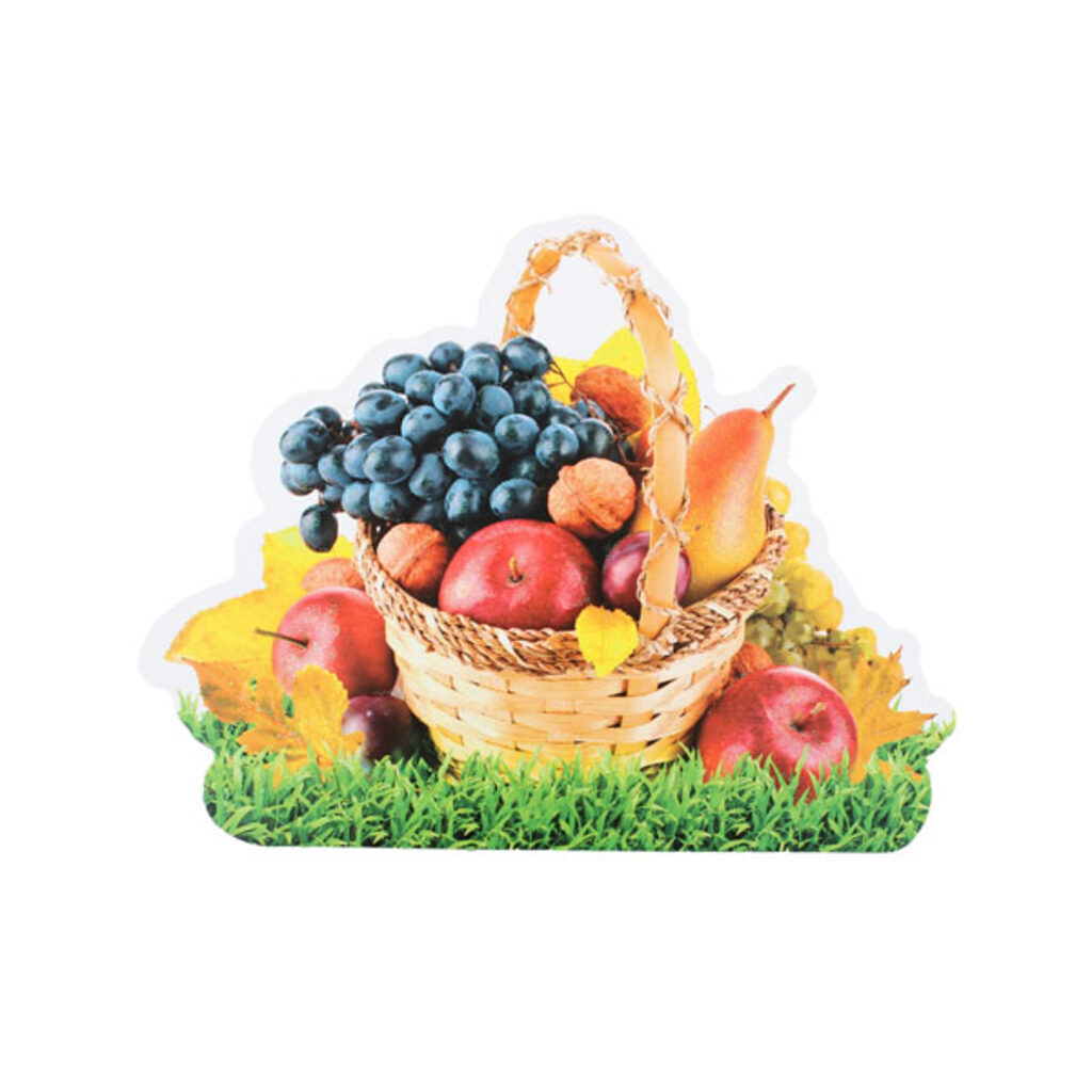 Украшение на скотче "Осеняя корзина 2" 20*20см