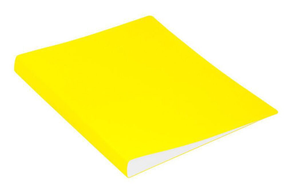 Папка файл А4  10лист 0,70мм Double Neon желтая