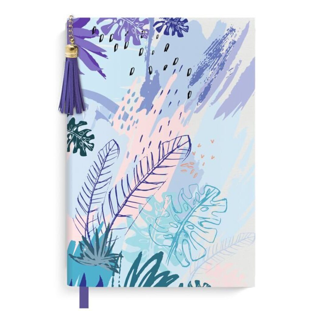 Ежедневник недат А5 к/з "Сариф делавэ белый" 240стр. мягк.пер., ляссе