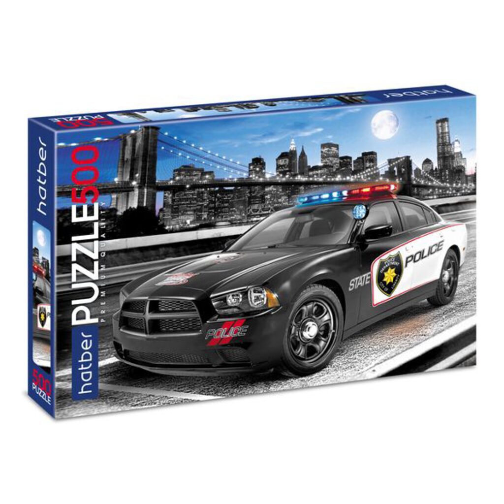 Пазлы  500 элементов  480*330мм.  "Городская полиция" Premium
