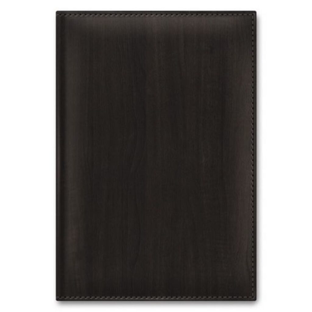 Ежедневник дат. 2020г А5 к/з "ACERO Nature Темно-коричневый" 352стр., тв. переплет, ляссе