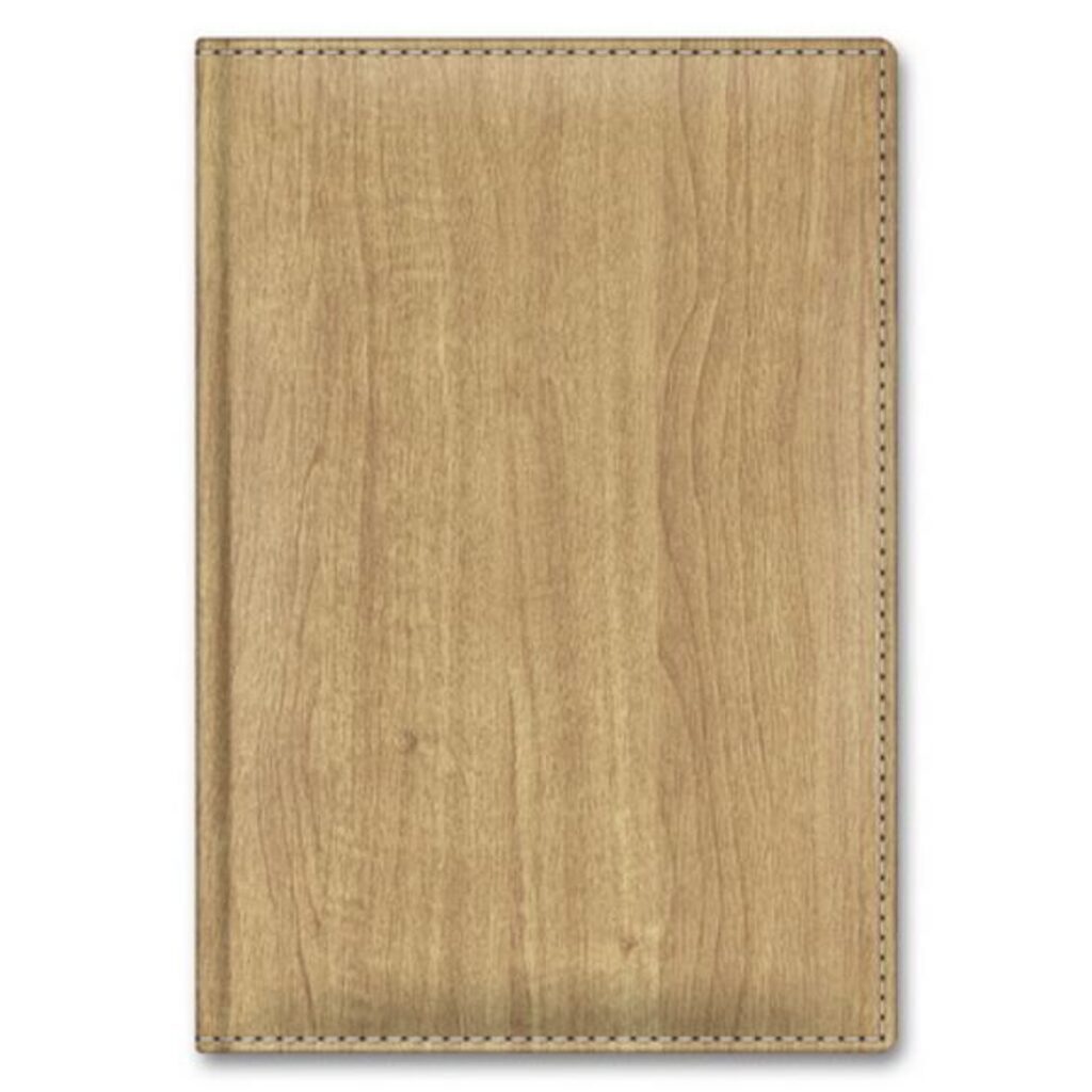 Ежедневник дат. 2020г А5 к/з "ACERO Nature Светло-коричневый" 352стр., тв. переплет, ляссе