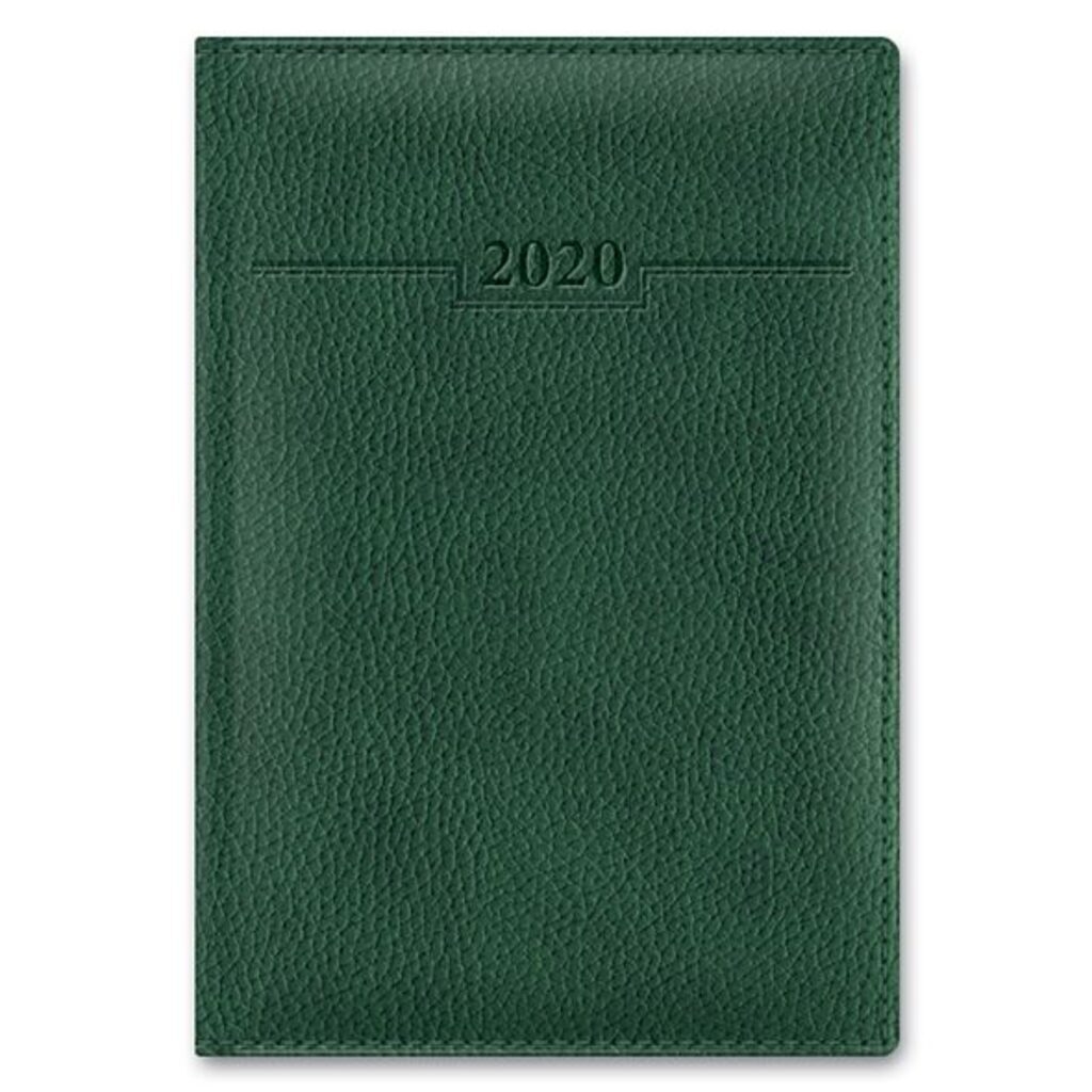 Ежедневник дат. 2020г А5 к/з "ARMONIA ELEFANT Зеленый" 352стр., тв. переплет, ляссе