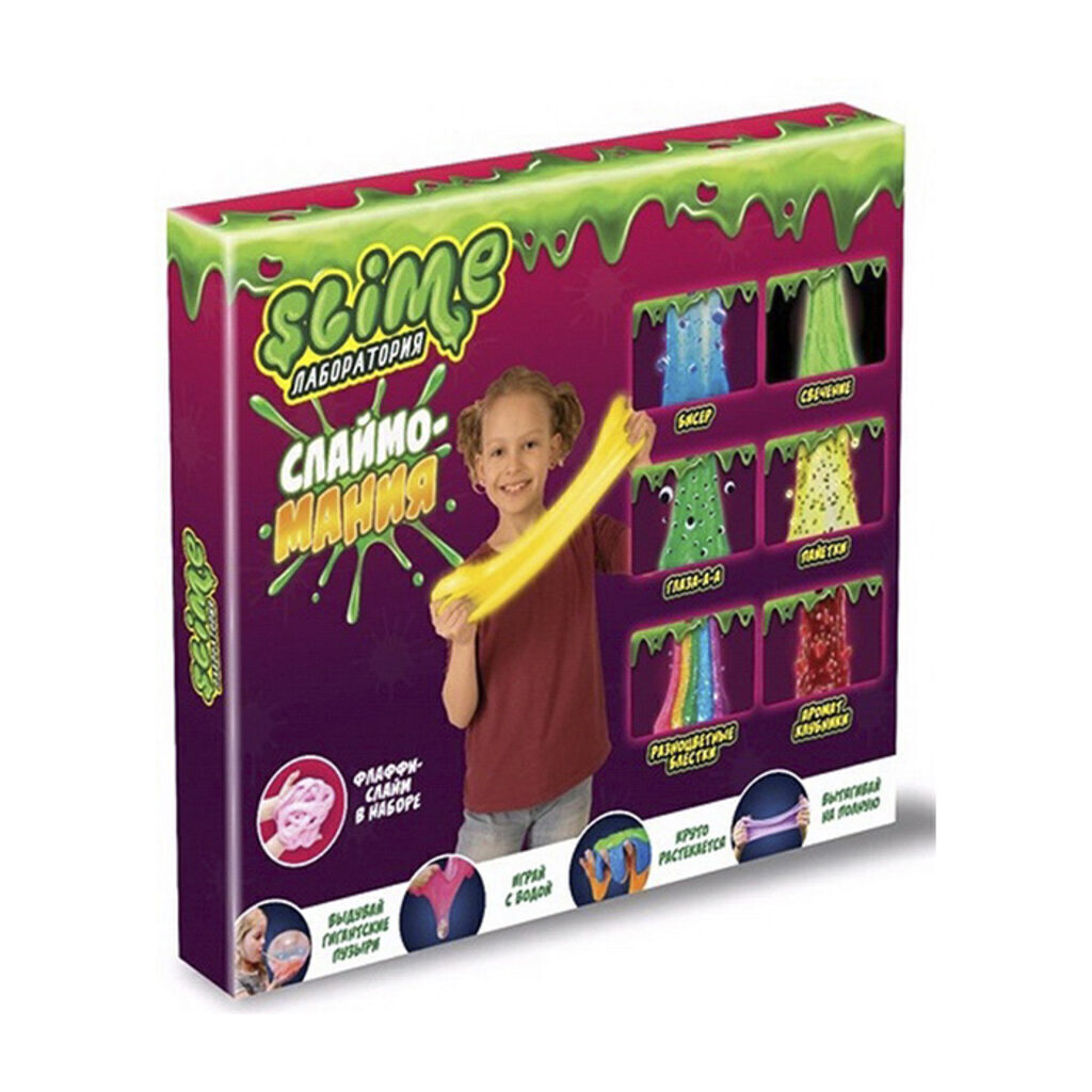 Набор для опытов  ТМ "Slime" "Лаборатория. Для девочек" 300гр