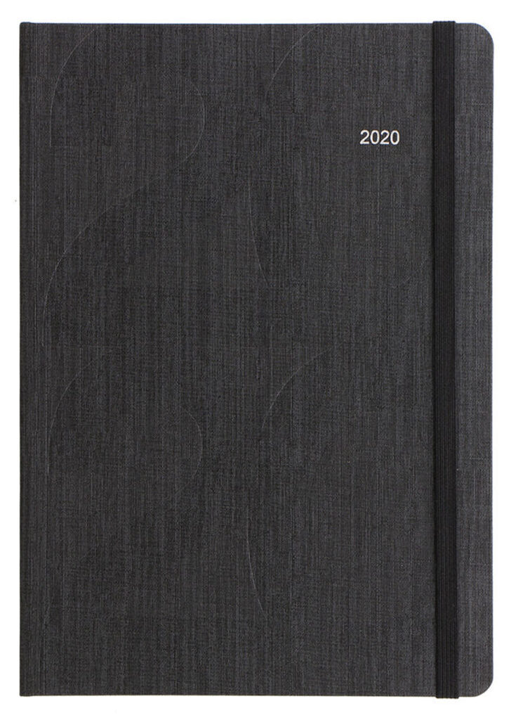 Ежедневник дат. на 2020 год, А5 BLOCK черный