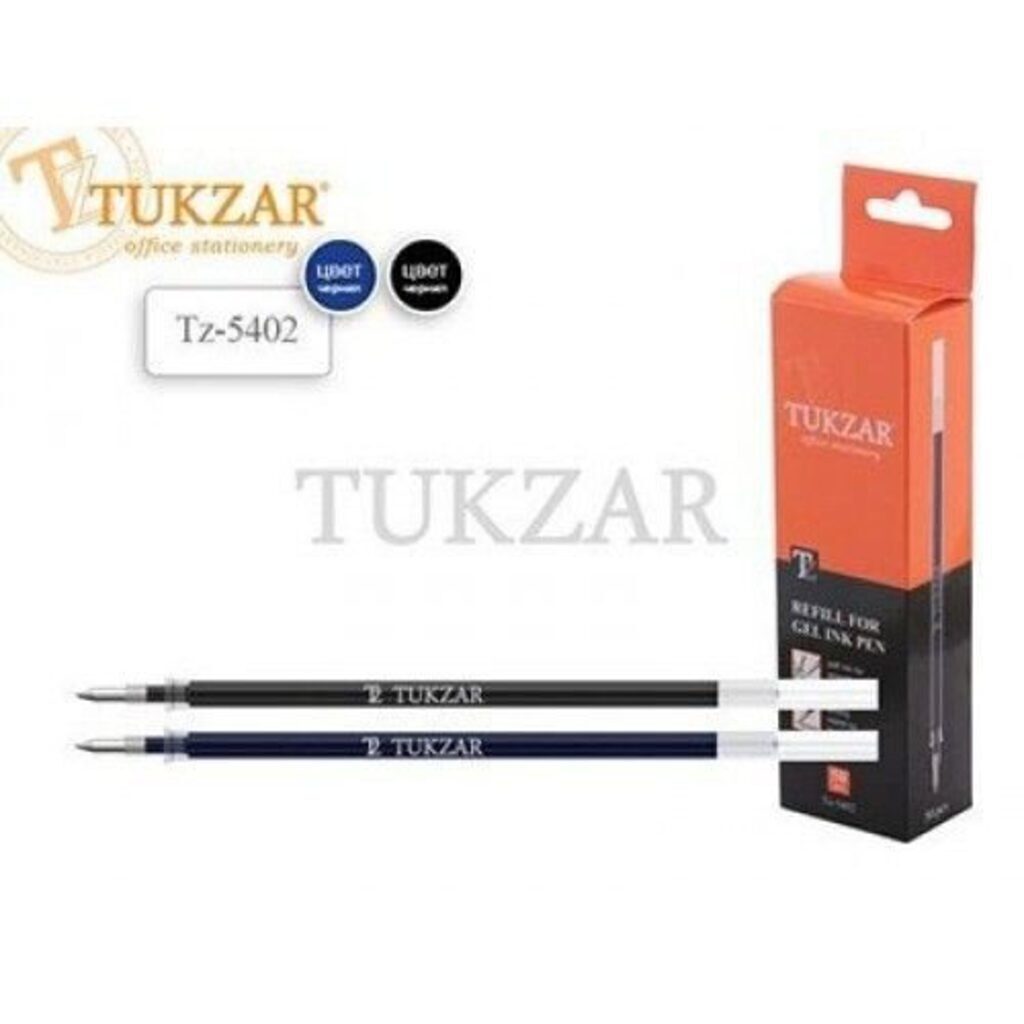 Стержень гелевый TUKZAR черный, 130мм, 0,5мм