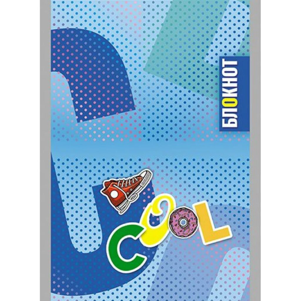 Блокнот А6  32л "Cool" скрепка