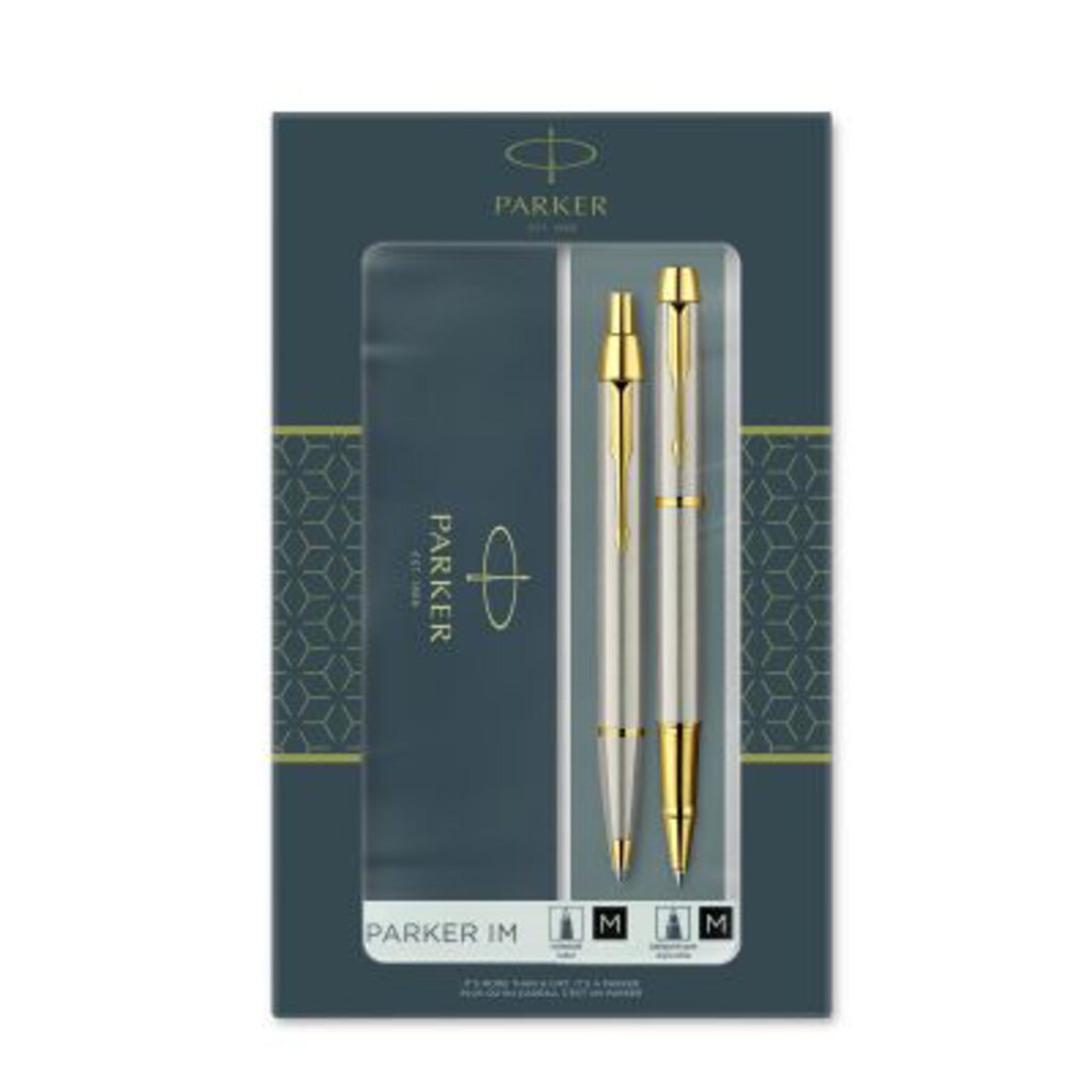 Набор Parker IM Core TK223 Brushed Metal GT роллер и шариковая ручка