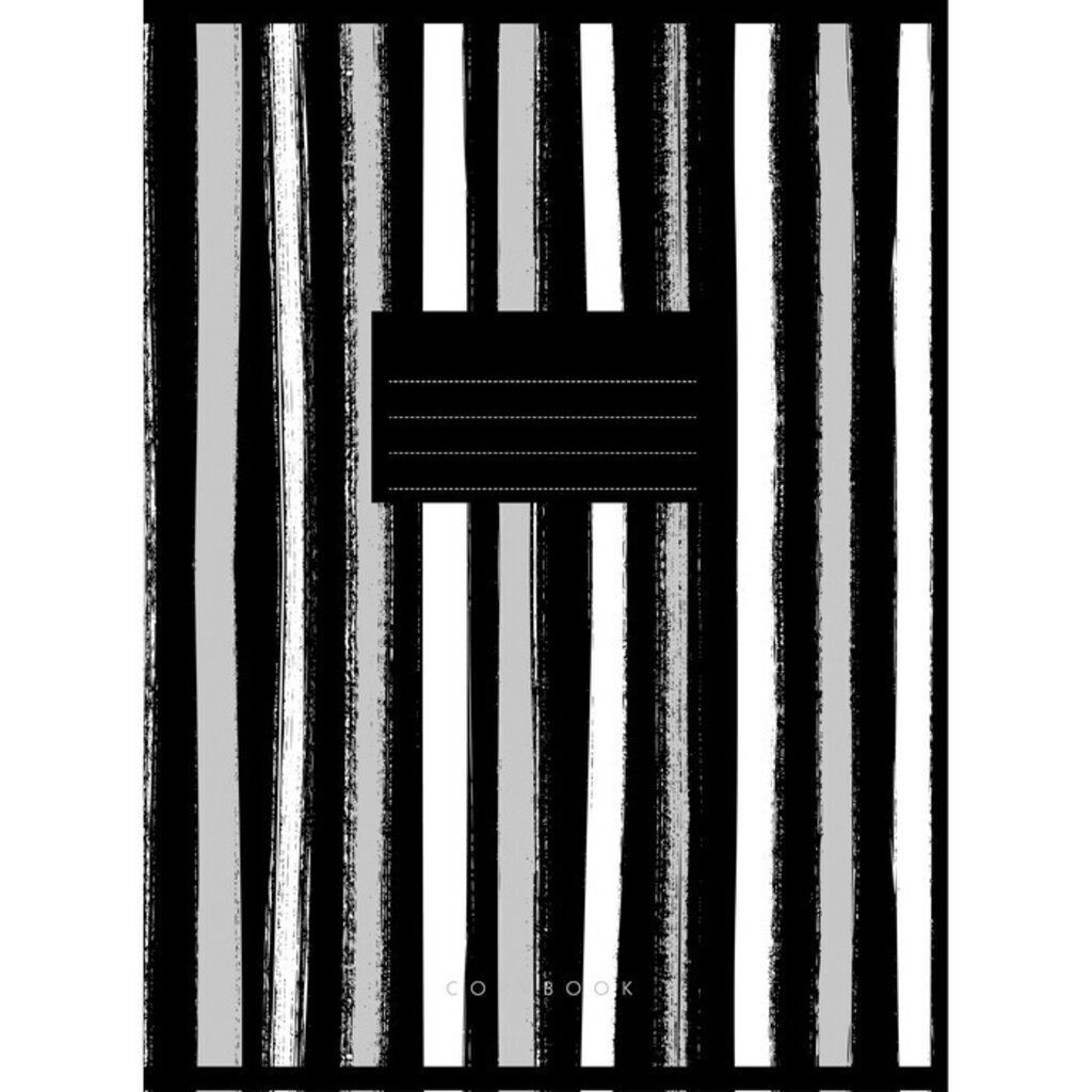 Тетрадь А4  96л кл. скрепка "Графит. Дизайн 4", тисн.фольгой, печать пятой краской