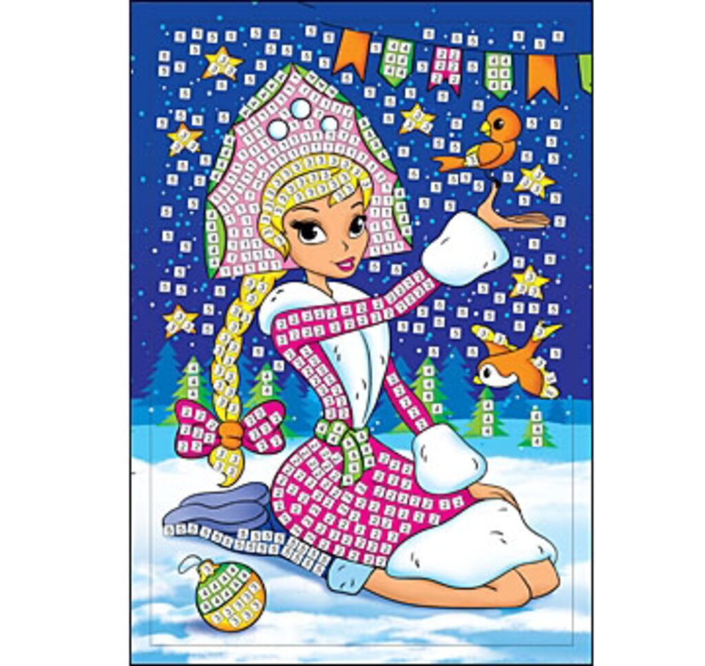 Аппликация EVO "Снегурка" А3