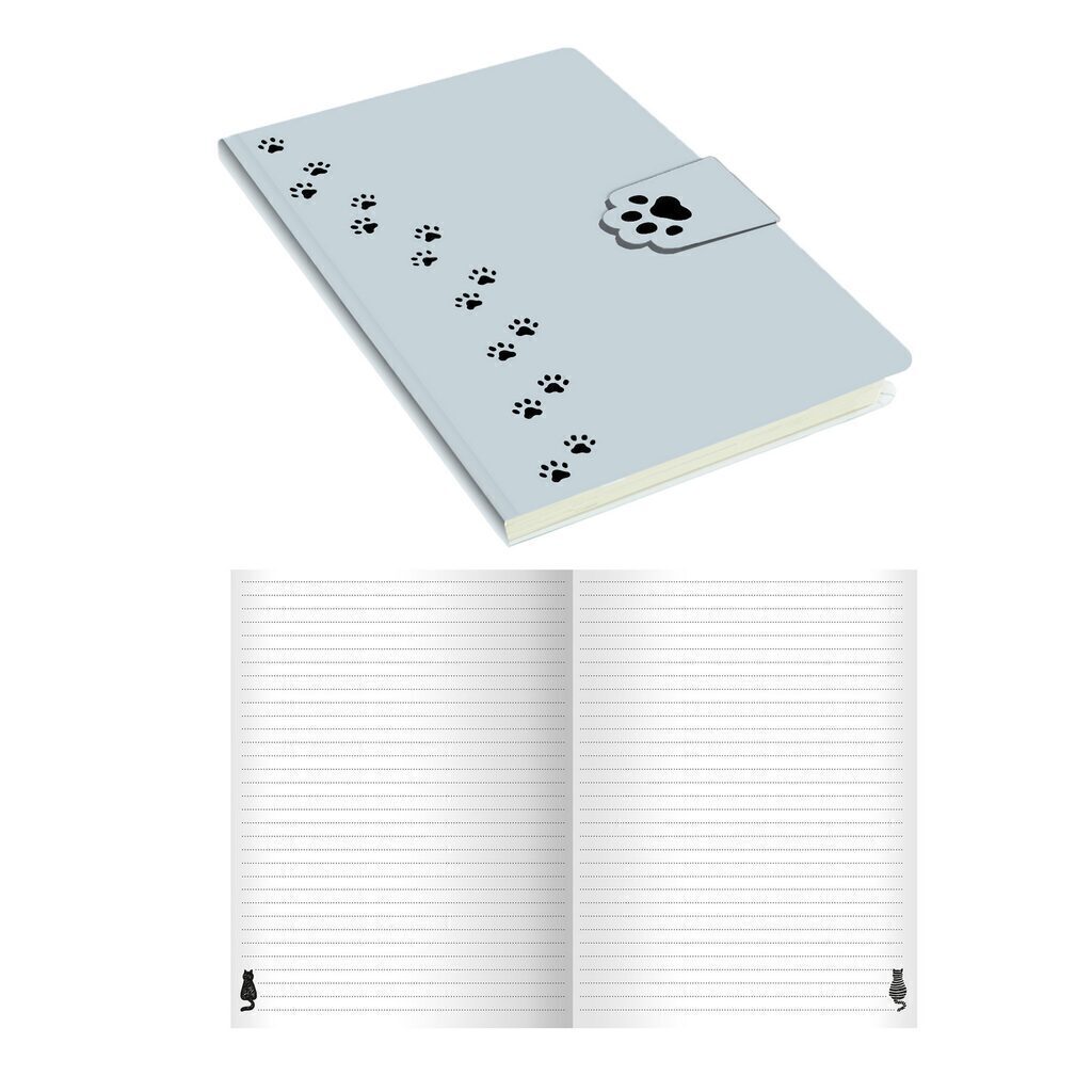 Записная книжка А5   96л. "MUR-MUR. Серебряный" тв.пер.,софт-тач,маг.клапан,тисн.фольгой, 145*210мм