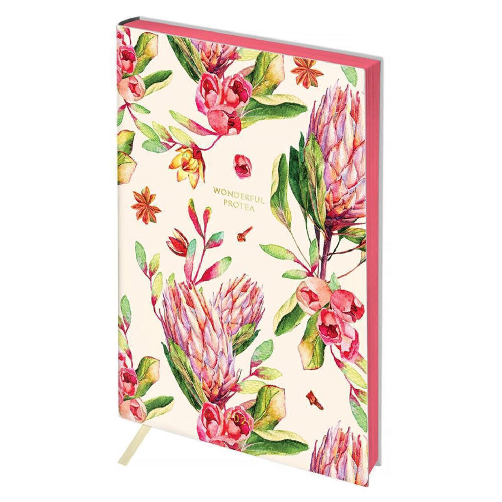 Ежедневник недат. A5 (148*210) "Vision. Protea" 136л, кожзам, мягк. обложка, 80г/м2, ляссе