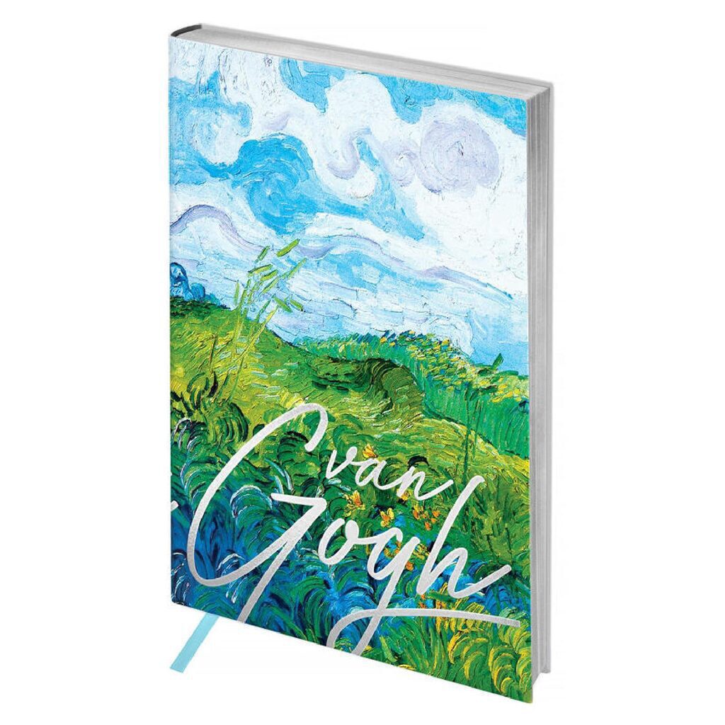 Ежедневник недат. A5 (148*210) "Vision. Van Gogh. Fields" 136л, кожзам, мягк. обложка, 80г/м2, ляссе