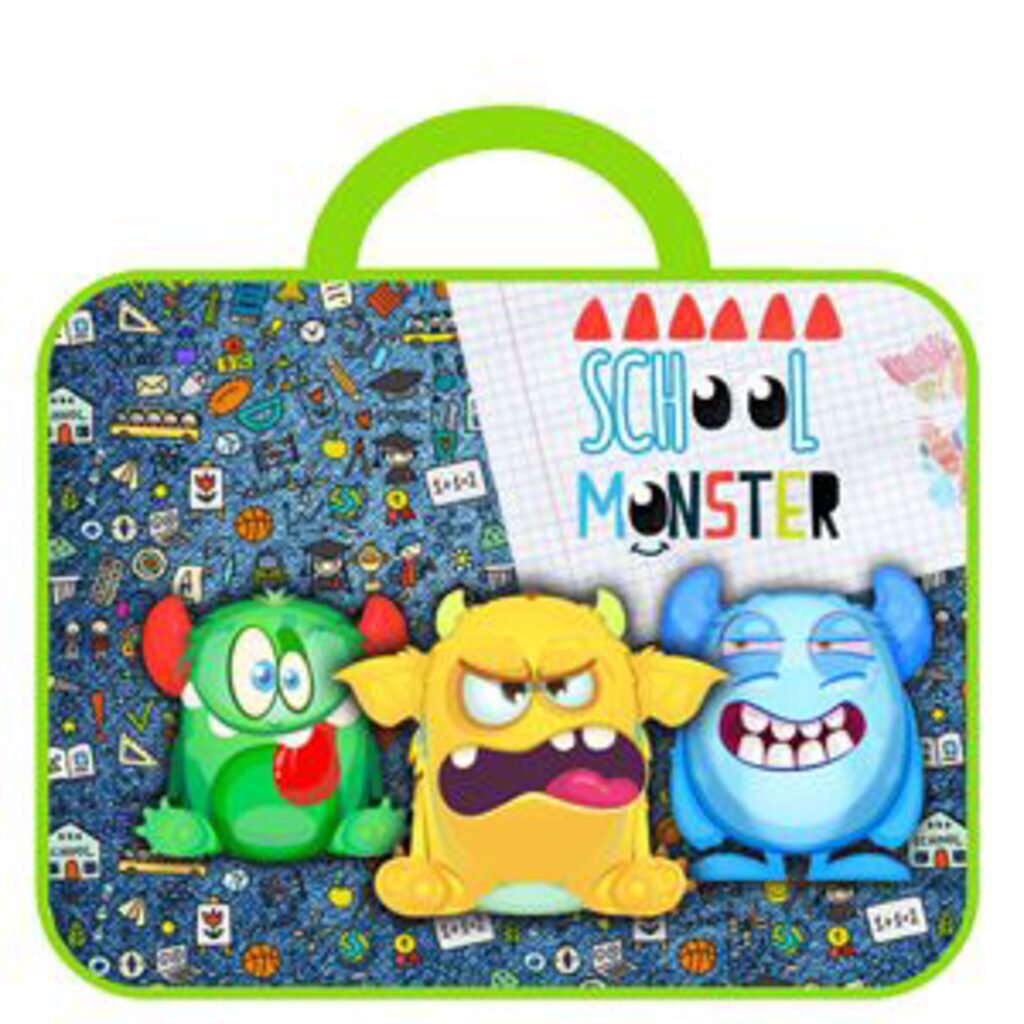 Папка А3 для менеджера широкая, ручка тканевая,  School monster