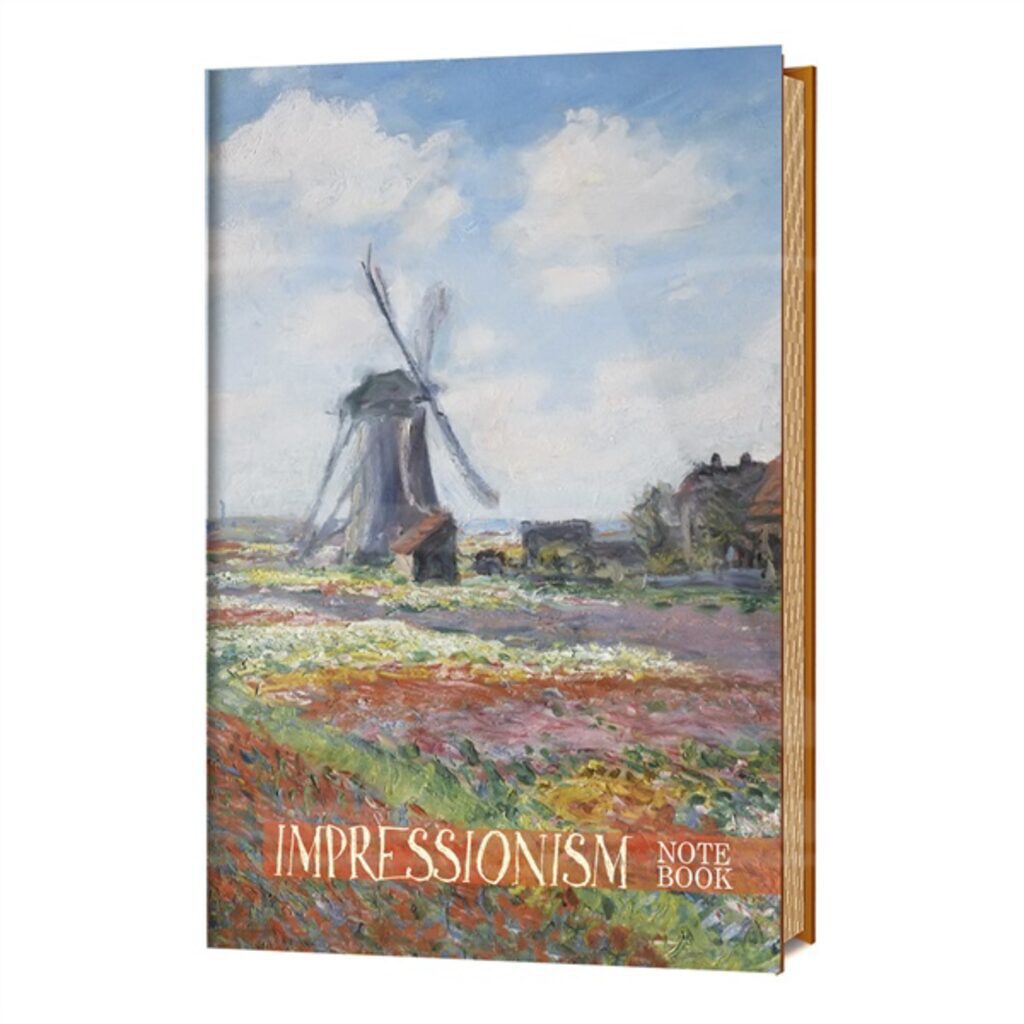 Записная книжка А5  72л  "Импрессионизм Notebook" (Моне. Поля тюльпанов) блок с рисунками