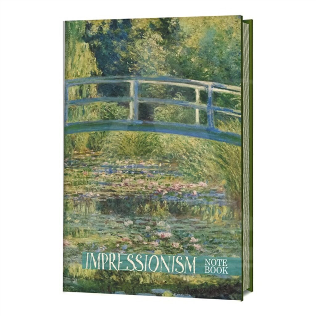 Записная книжка А5  72л  "Импрессионизм Notebook" (Моне. Пруд с водяными лилиями) блок с рисунками