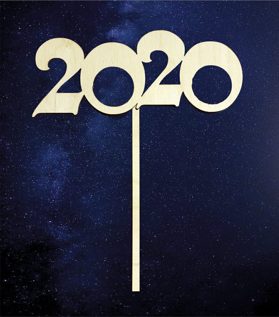 Заготовка деревянная НГ Топпер 2020 15*18,5 см