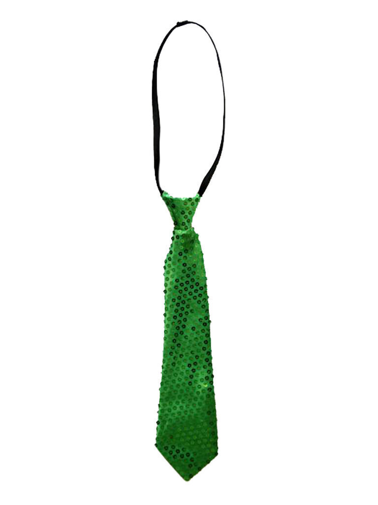 Карнавальная галстук "Новогодний" зеленый, 35см