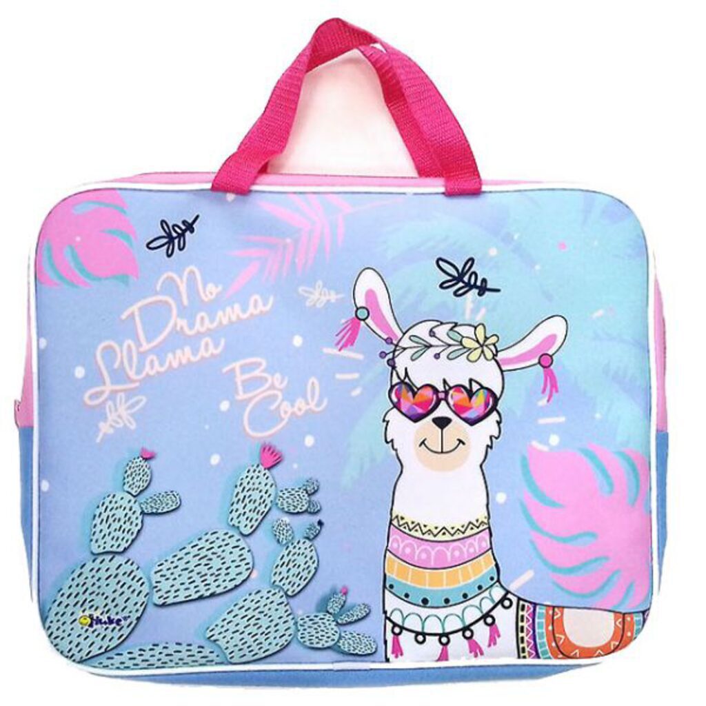 Папка А3 для менеджера широкая, ручка тканевая,  Cool llama