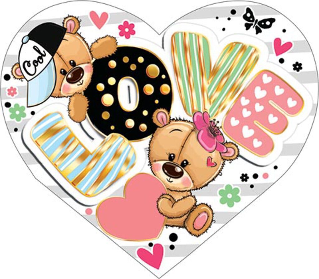 Валентинка 153*291мм LOVE