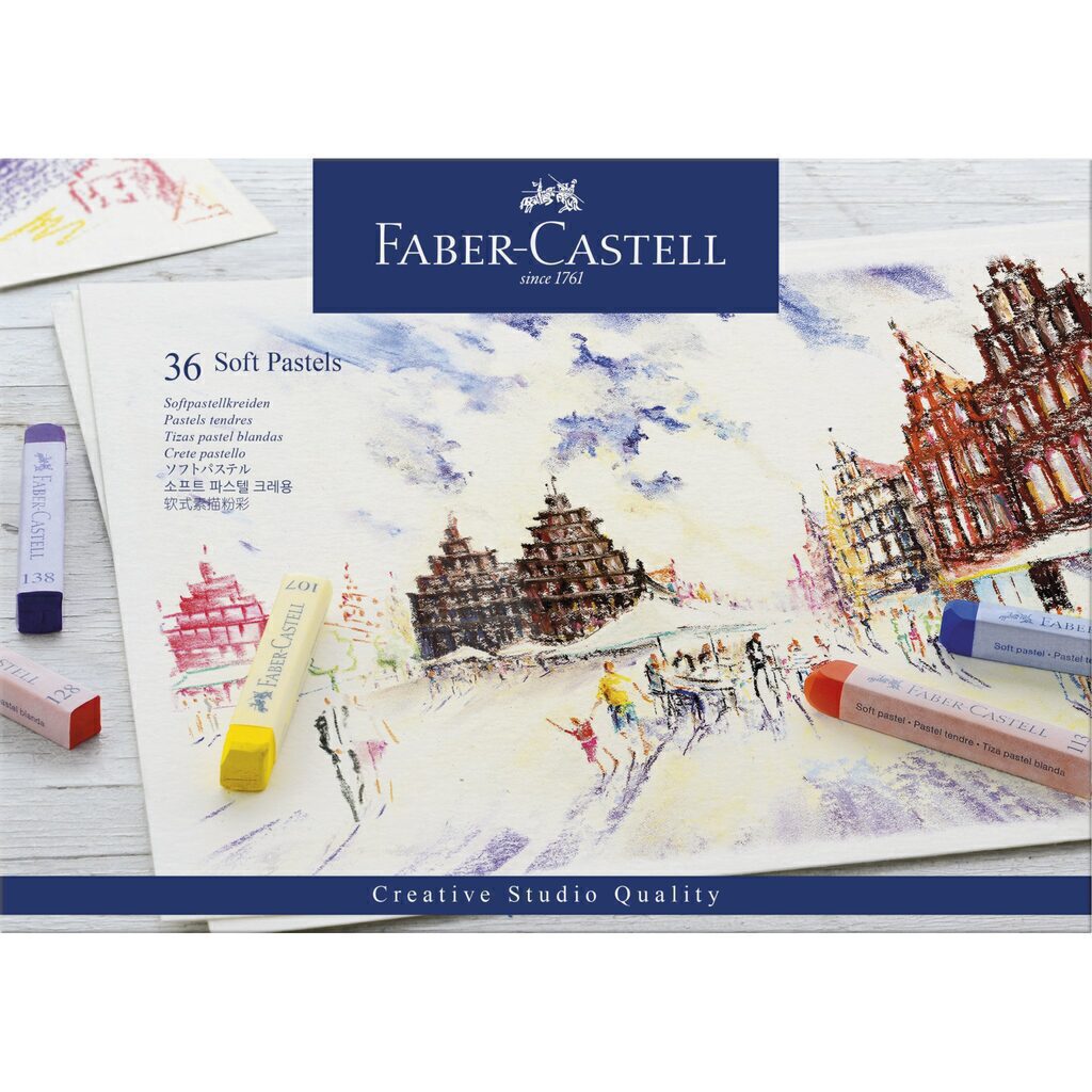 Пастель сухая, 36 цв, "Soft pastels"