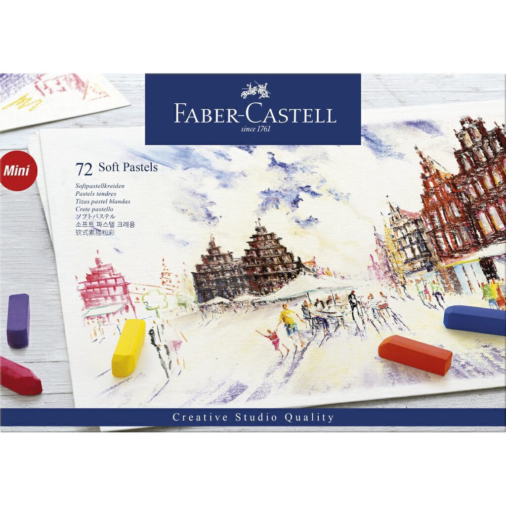 Пастель сухая, 72 цв, "Soft pastels" мини