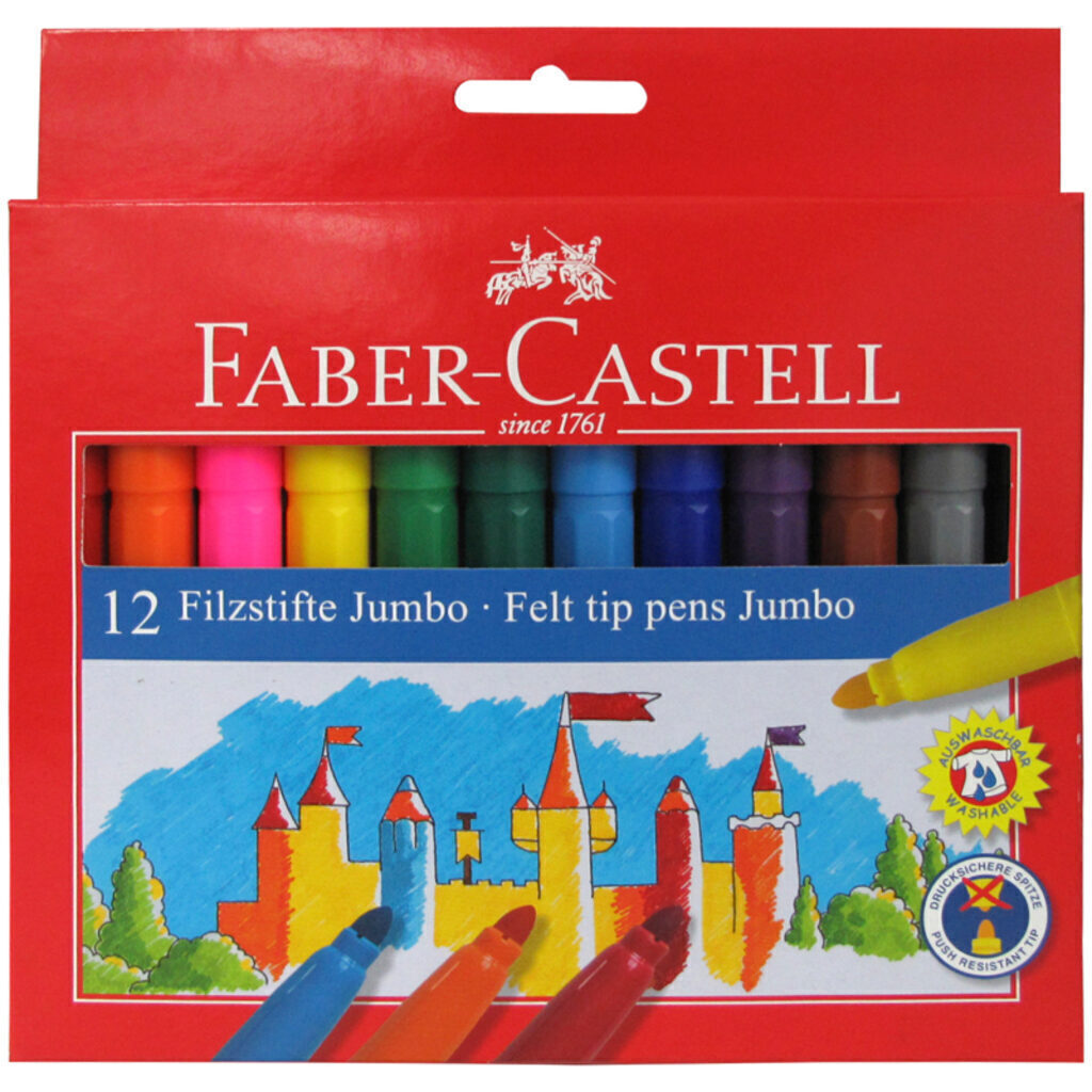 Фломастеры  24цв "Faber-Castell" смываемые