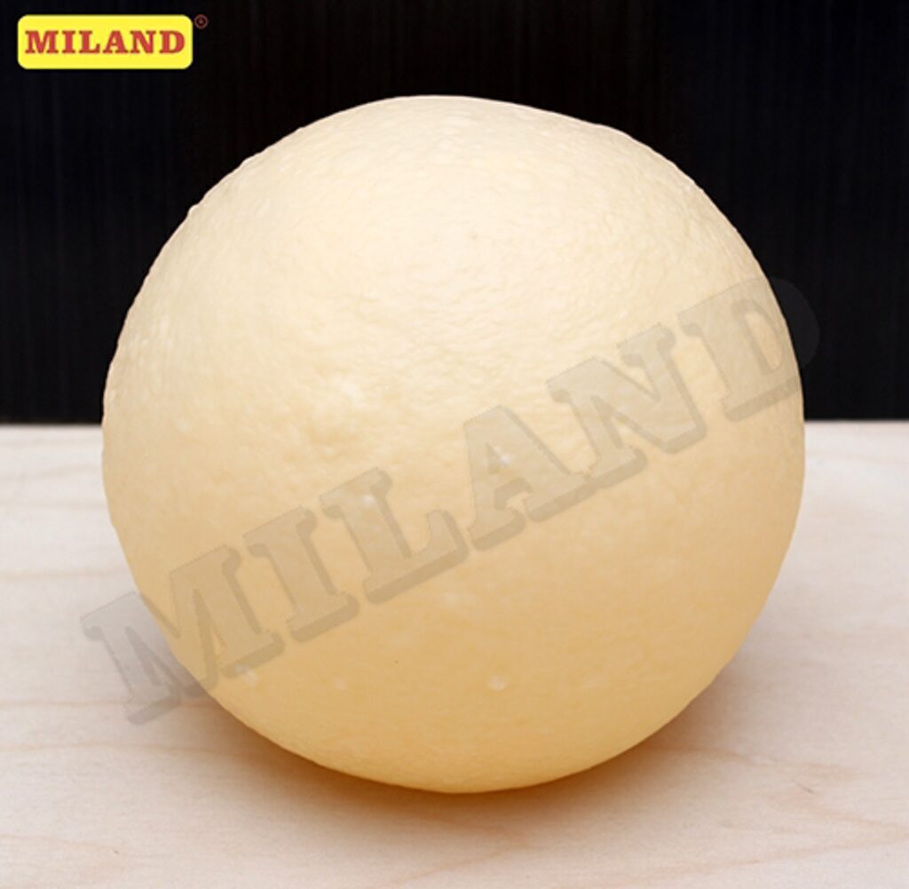 Светильник LED "Шар", желтый 10см