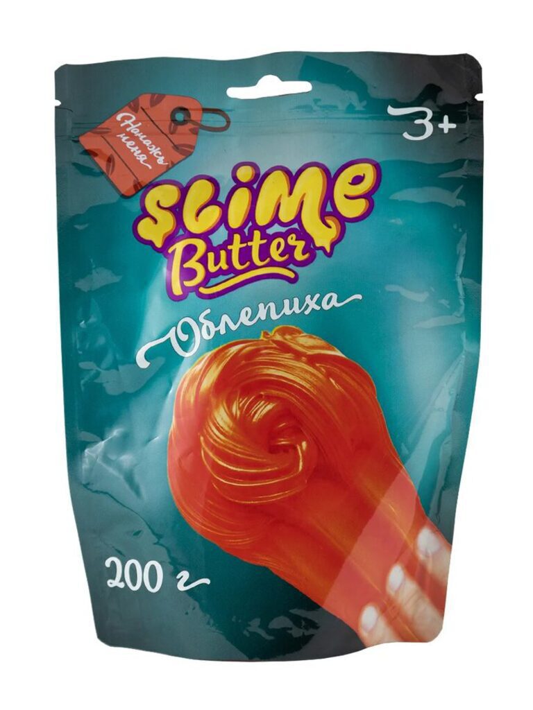 Slime "Butter-slime" 200 гр с ароматом облепихи
