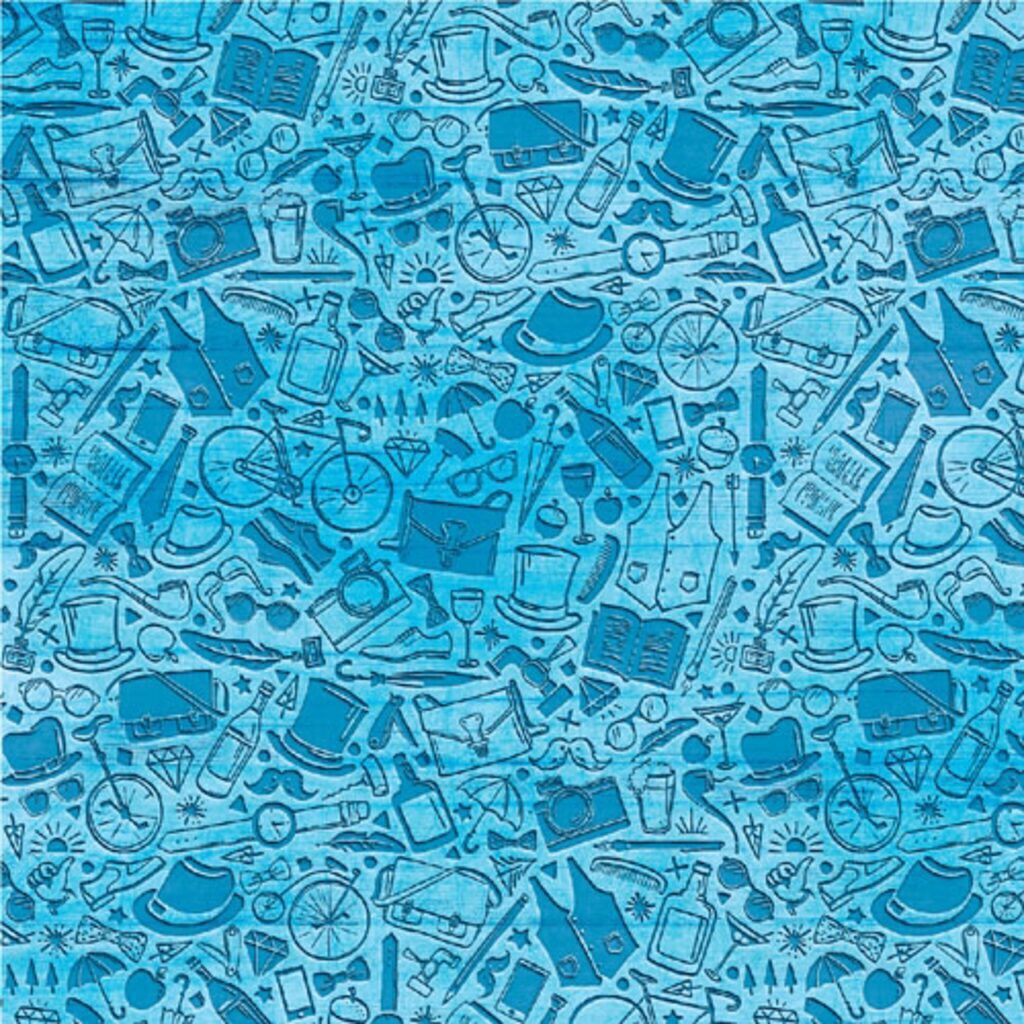 Бумага упаковочная "Джентельменский набор"  70 х 100 см, 90 г/м2