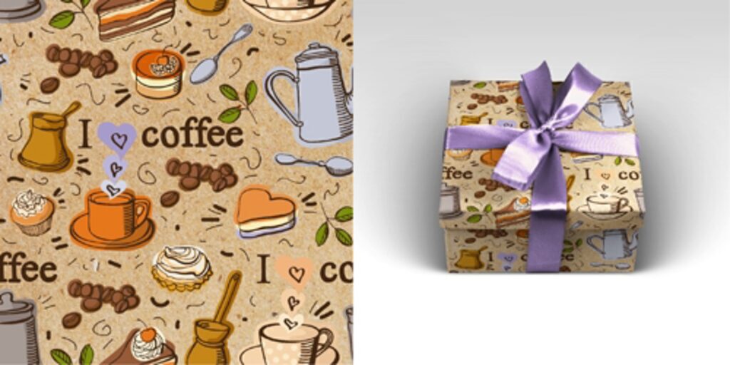 Бумага упаковочная "Кофебрейк" 70 х 100 см, 90 г/м2