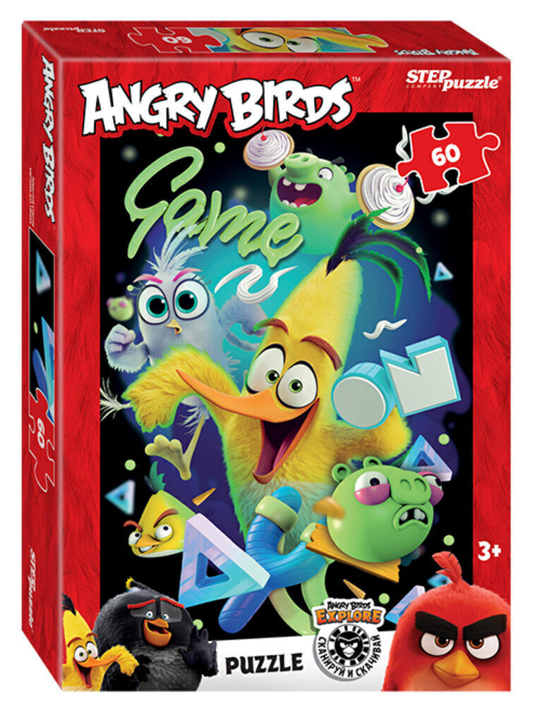 Пазлы   60 элементов  230*330мм.  "Angry Birds" Rovio