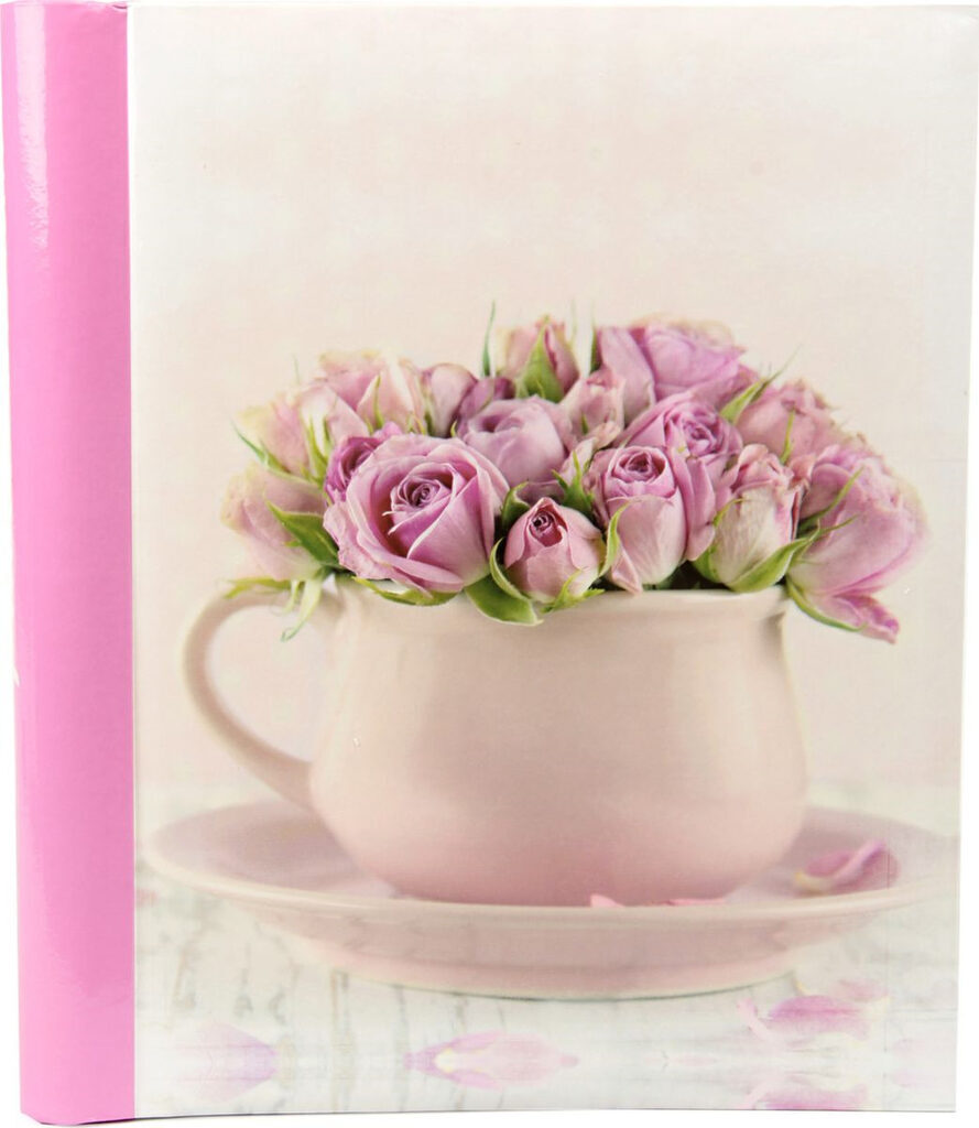 Фотоальбом магнитный 20л  23*28см спир. Delicate flowers