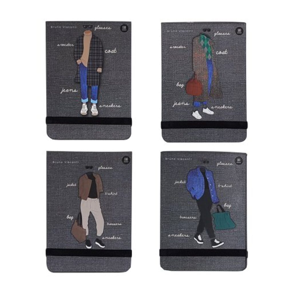 Блокнот 90*130мм 7БЦ 100л "MEGAPOLIS JOURNAL. FASHION", вертик., в точку