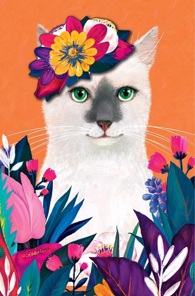 Открытка "Кошка" А5