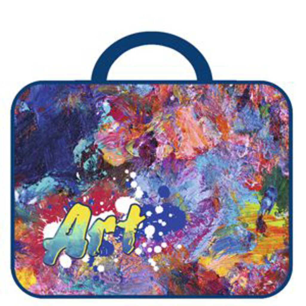 Папка А3 для менеджера широкая, ручка тканевая,  Краски