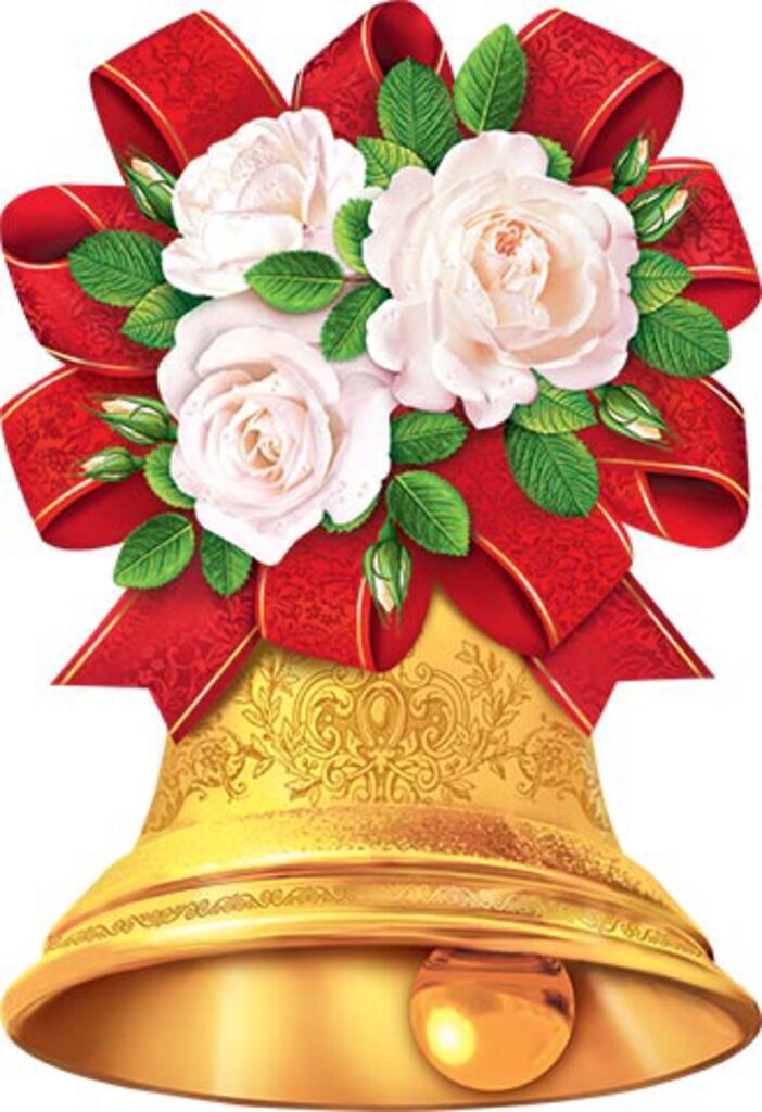 Вырубной плакат "Колокольчик школьный" 50*35см