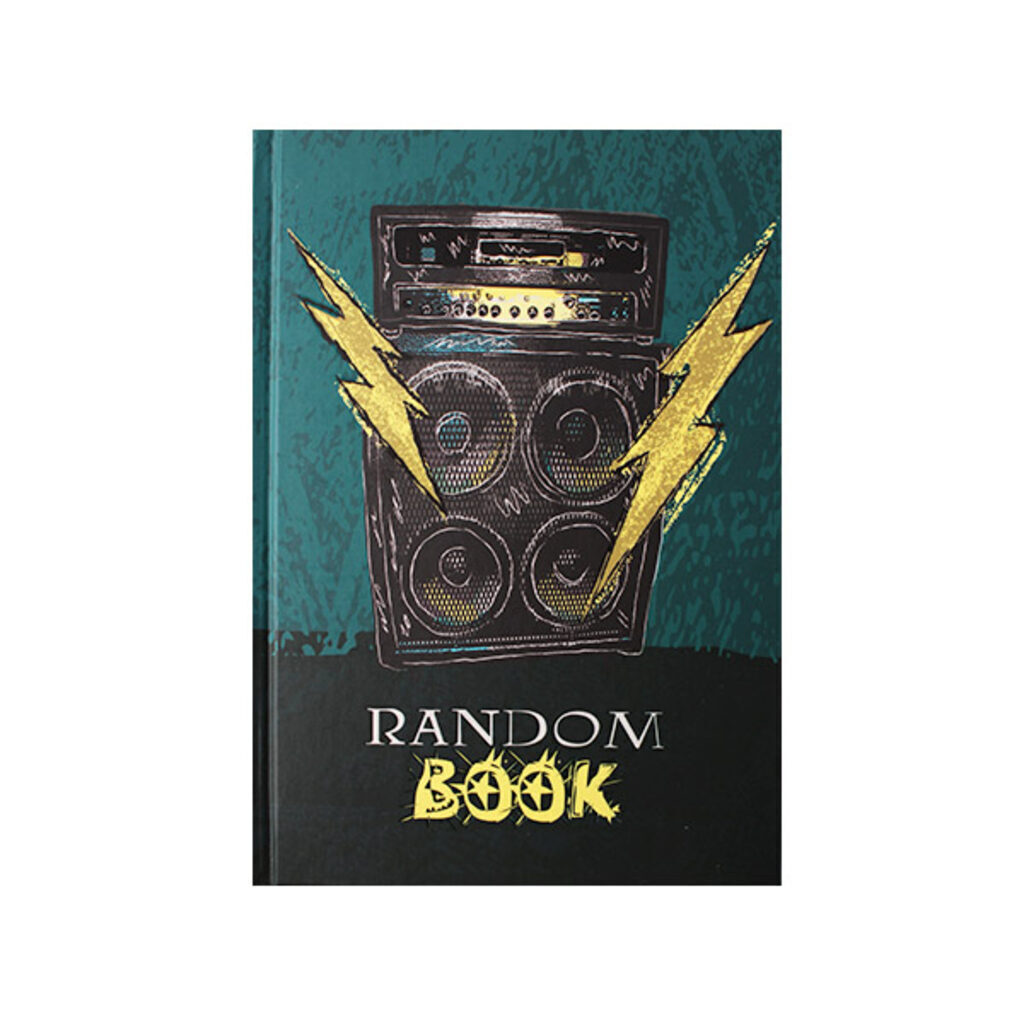 Блокнот А5 7БЦ 112л "RandomBook. Дизайн 3" мат.лам., выб.лак., диз.блок