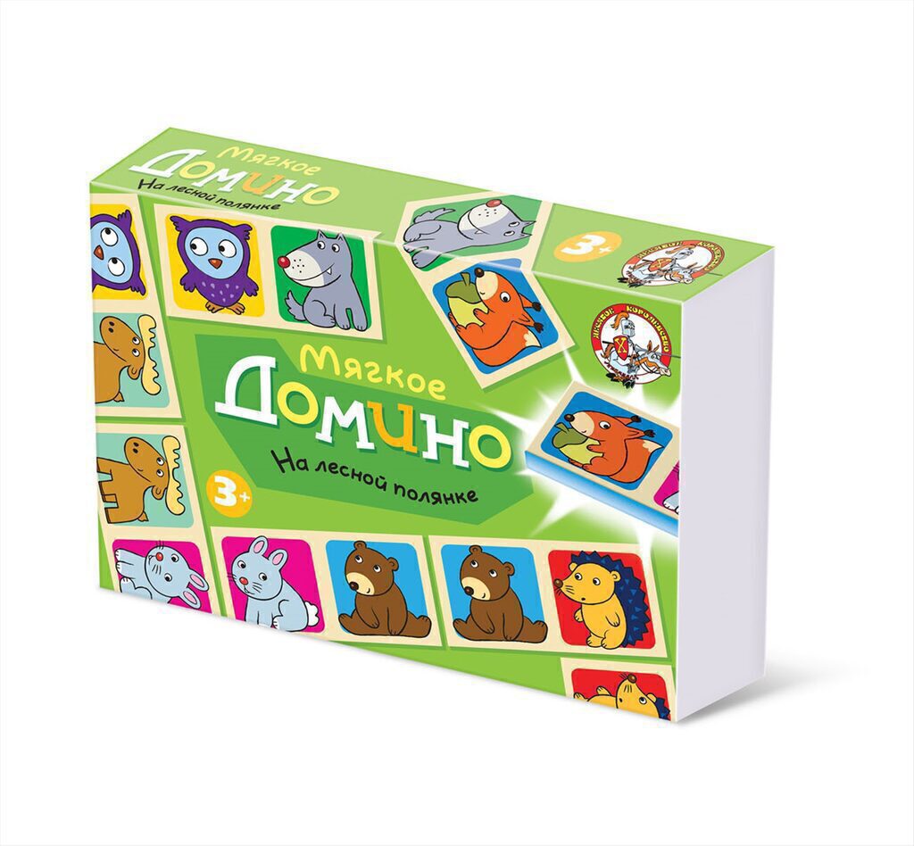 Домино детское "На лесной полянке" мягкое 3+